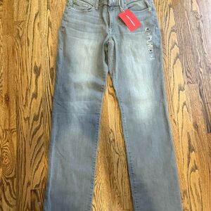 Lucky Brand Women's Straight Leg Jeans in Gray
